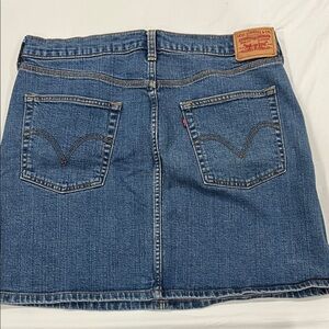 Levi's Classic Blue A-Line Denim Skirt